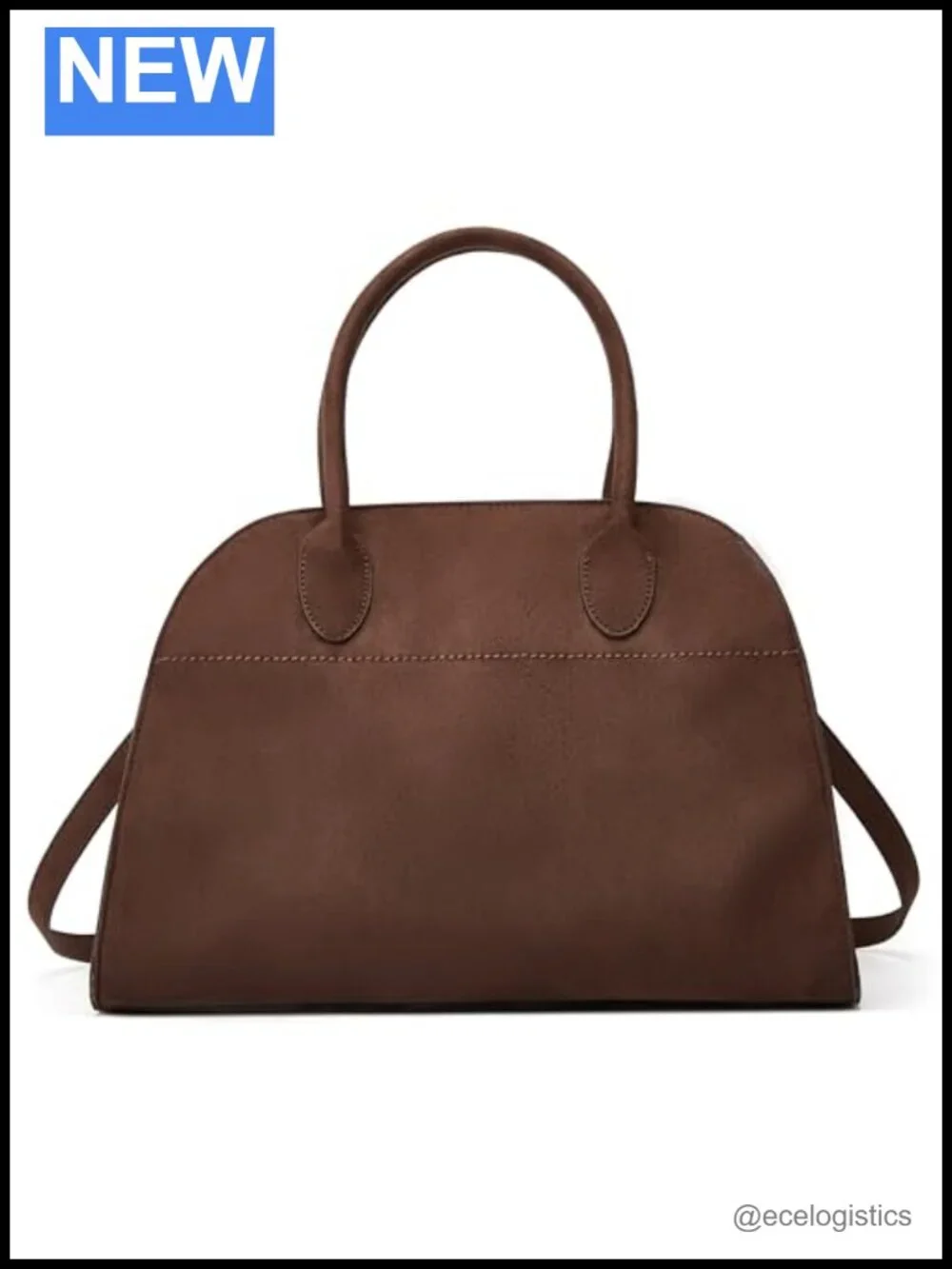 Suede Large Tote Bag Women Leather Crossbody Handbag Work Purse Retro